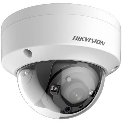 Вандалостойкая купольная HD-TVI камера 3Мп Hikvision DS-2CE56F7T-VPIT с EXIR
