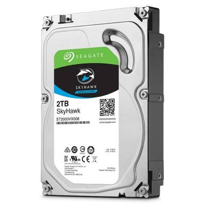 2 Тбайт жесткий диск Seagate ST2000VX008 серии SkyHawk для систем видеонаблюдения