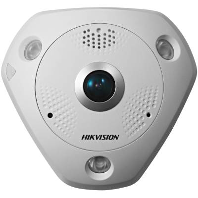12Мп FishEye-камера с ИК-подсветкой Hikvision DS-2CD63C2F-IVS