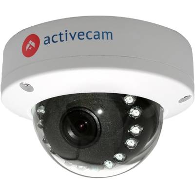 Компактный 4Мп сетевой купол ActiveCam AC-D3141IR1 с WDR 120дБ и Edge Storage