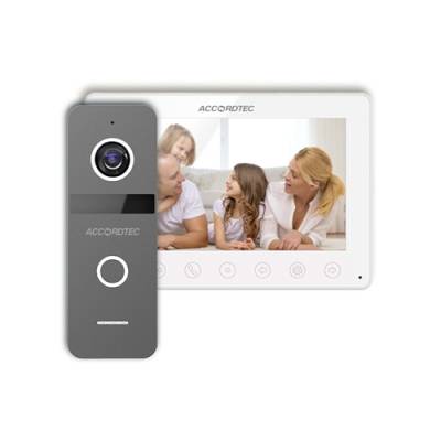 Видеодомофон Accordtec AT-home7 WH-GR