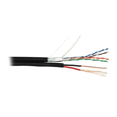 F/UTP-кабель Netlan EC-UF004-5E-PC150-PE-BK, 305 м