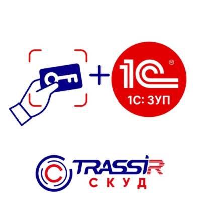Лицензия TRASSIR СКУД Интеграция с 1С ЗУП