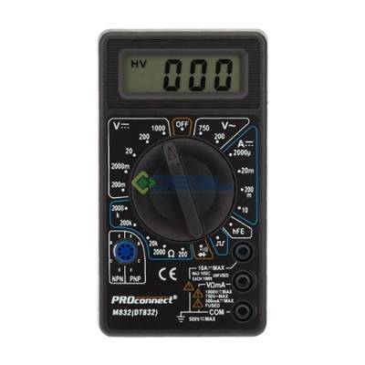 Мультиметр PROconnect M830B (DT830B)