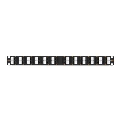 Патч-панель Nikomax NMC-RP24UD2-AN-1U-BK
