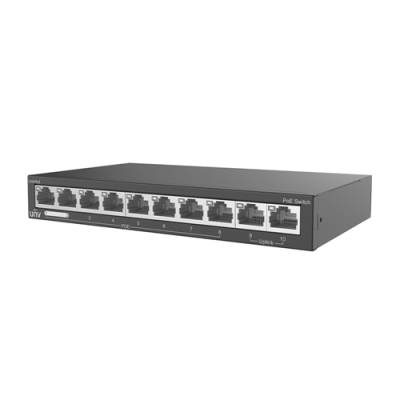 10-портовый неуправляемый коммутатор с поддержкой PoE (Power over Ethernet) Uniview NSW2020-10T-LPOE-IN