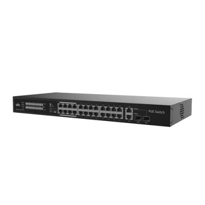 24-портовый неуправляемый коммутатор с поддержкой технологии Power over Ethernet (PoE) Uniview NSW2020-24T2GC-LPOE-IN