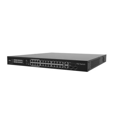 24-портовый неуправляемый коммутатор с поддержкой технологии Power over Ethernet (PoE) Uniview NSW2020-24T2GC-POE-IN