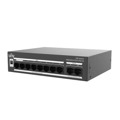 8-портовый неуправляемый коммутатор с поддержкой технологии Power over Ethernet (PoE) Uniview NSW2020-8T2GT-POE-IN