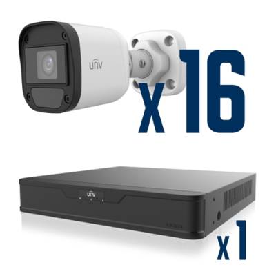 Комплект видеонаблюдения UNV XVR301-16Q3 + UHD-B12-F40
