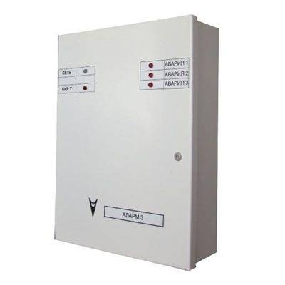 Прибор приемно-контрольный охранный Аларм-3