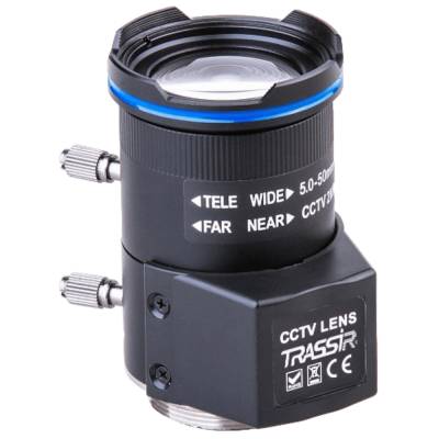 Вариофокальный 4 Мп объектив TRASSIR TR-L4M2.7D5-50IR с ИК-коррекцией