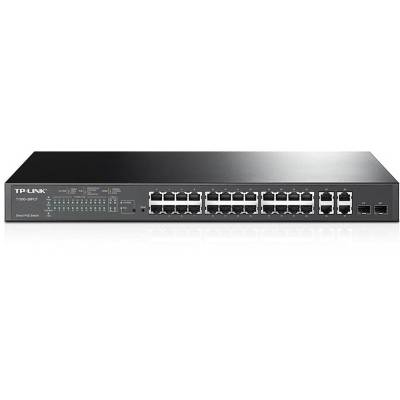 24-портовый гигабитный управляемый PoE-коммутатор TP-Link T1500-28PCT (TL-SL2428P)